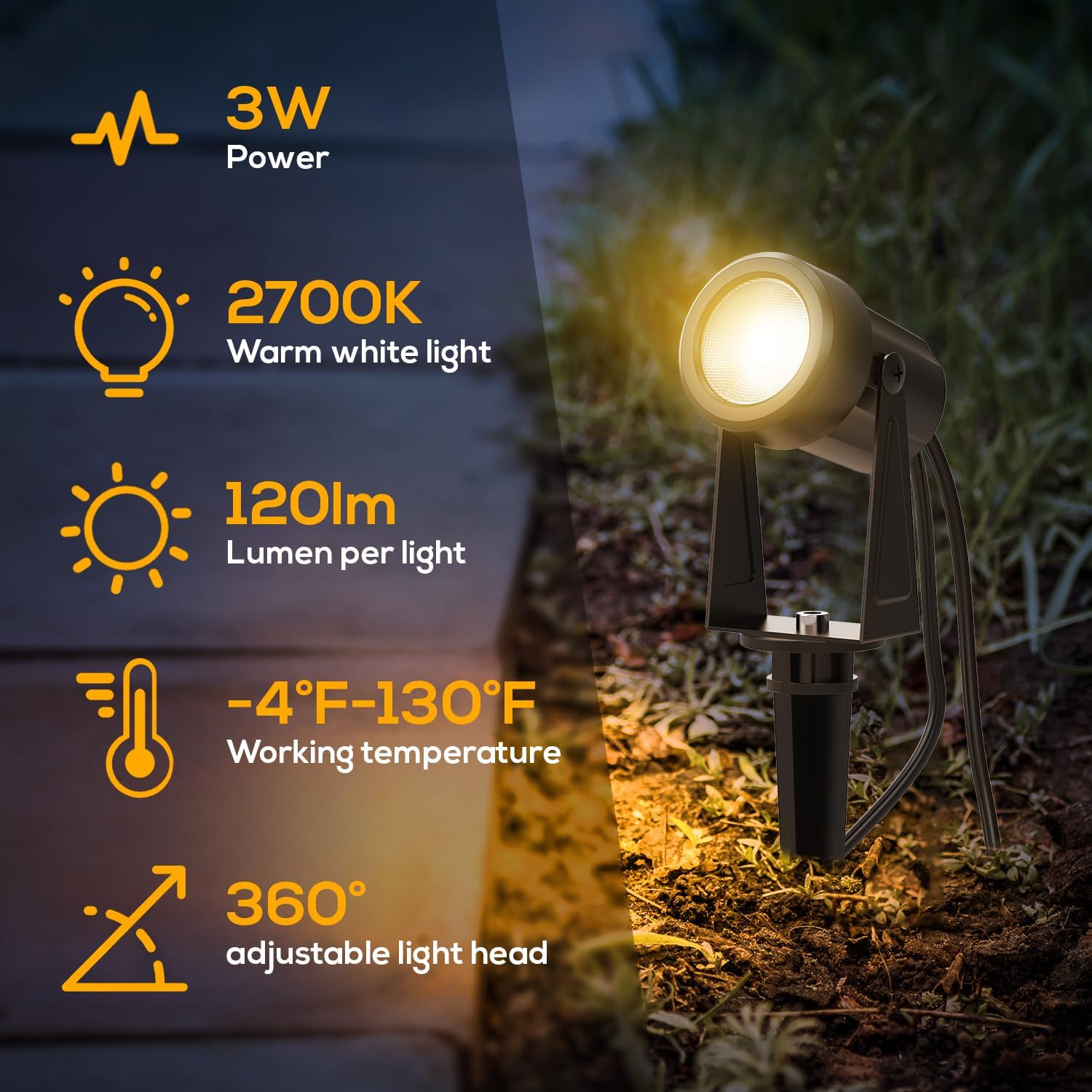 Banord 4-10 szt. Reflektory LE – Outdoor Lighting Voltage recenzja i cena